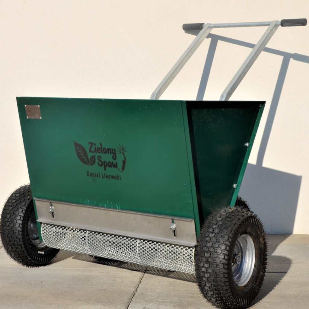 piaskarka - posypywarka zielony staw